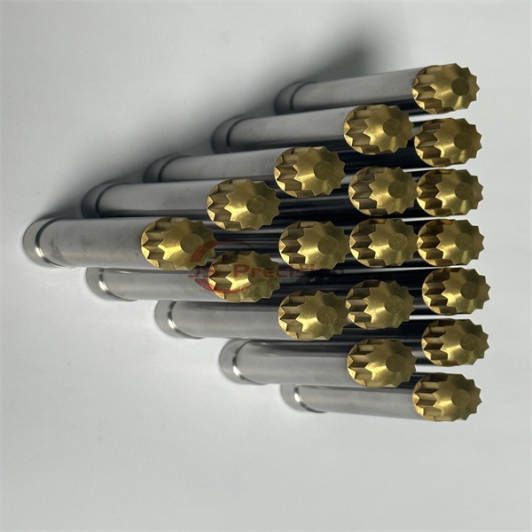 JS PRECISION M42/ASP23/HSS STEEL HARDENED SPECIAL FORMING PUNCHES WITH ...